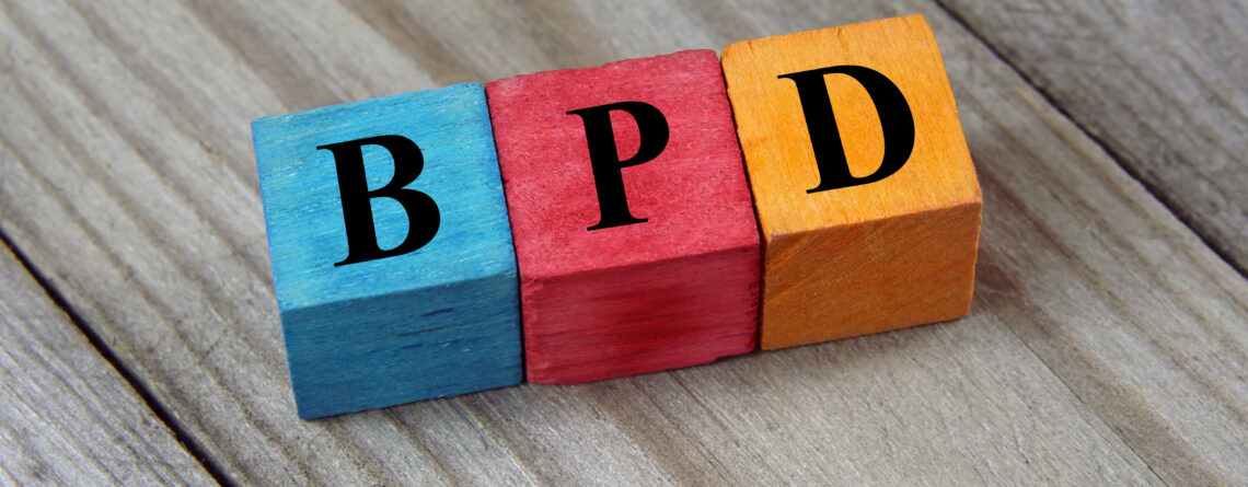 BPD (Borderline Personality Disorder) acronym on wooden background